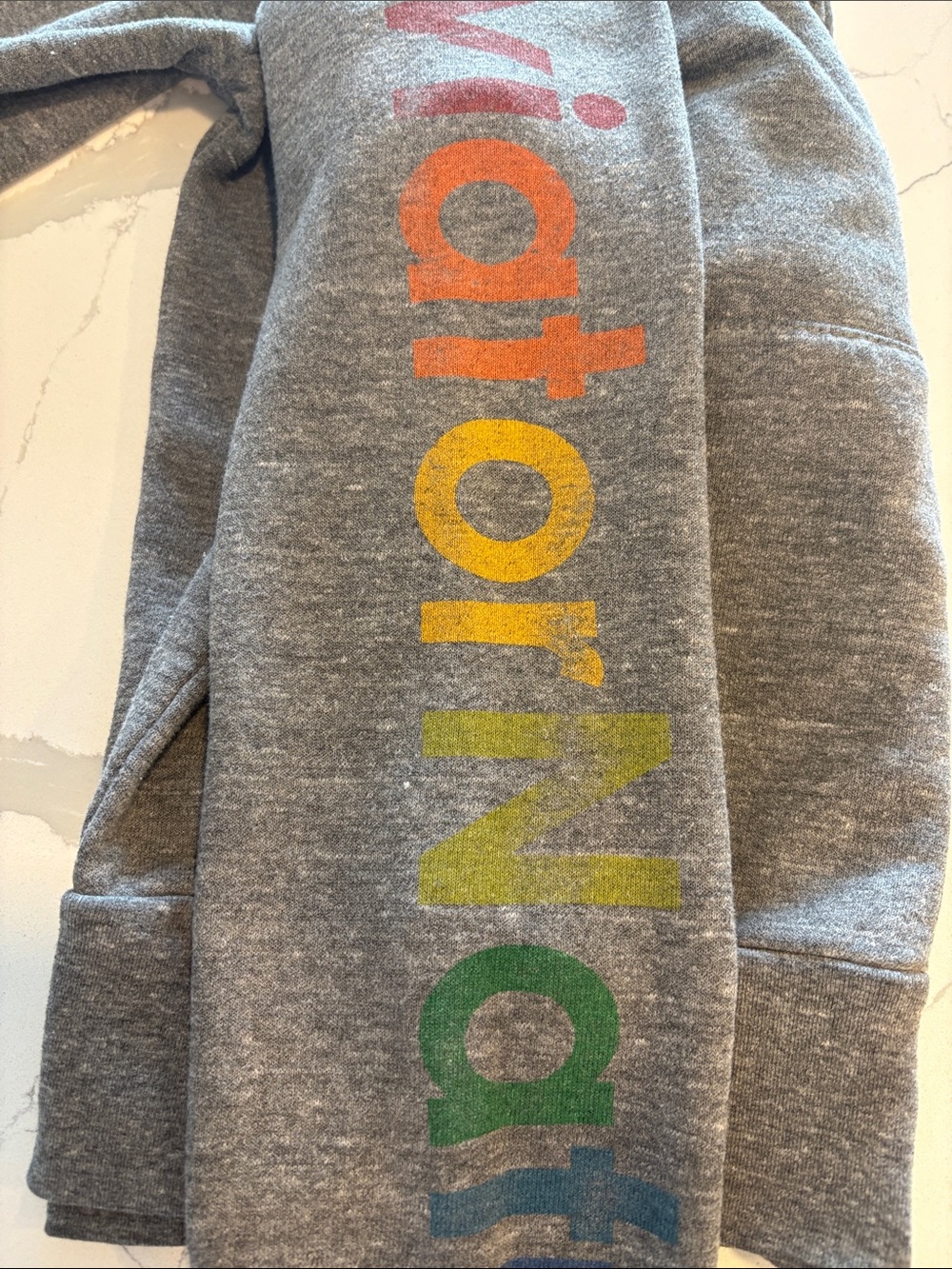 Aviator Nation Full Zip Hoodie ~ Small ~ Heathered Grey - Picture 14 of 16